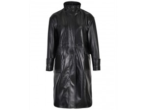 Men Genuine Leather Parka